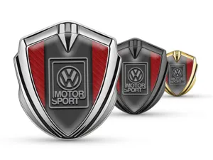VW Badge Fender Custom Disegno Sportivo Emblema